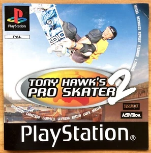 TONY HAWK'S PRO SKATER 2 - ORIGINAL MANUAL SONY PS1 PAL FRENCH THPS II Manual - Picture 1 of 3