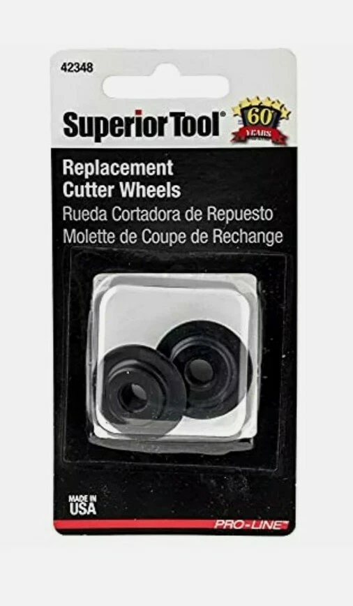 Superior Tool 42348 Replacement Cutter Wheels 2-Pack
