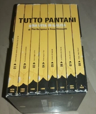 TUTTO PANTANI COFANETTO 8 DVD SERIE COMPLETA CON SLIP CARTONATA TUTTI I LIBRETTI - Immagine 1 di 2