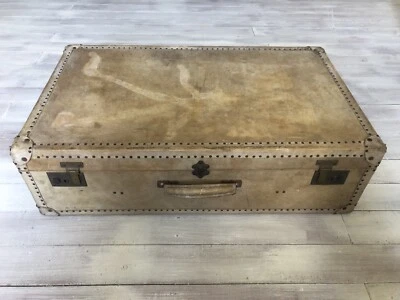 Valise Moynat Ancienne En Peau De Porc - Photo 1/4