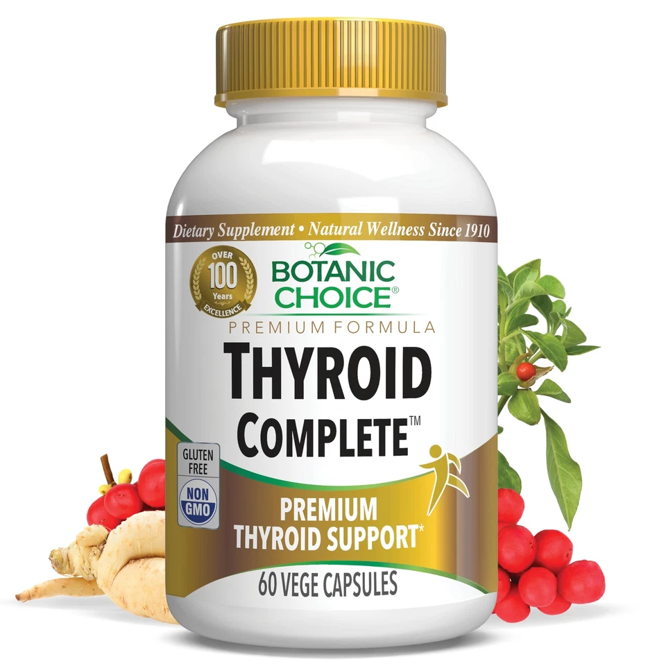 Botanic Choice Tiroides Completa - Soporte Ahora con Ashwagandha Schisandra Chin... Foto 1 de 4