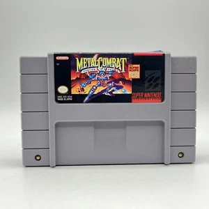 SNES Metal Combat: Falcon’s Revenge Authentic Nintendo 1993 Tested & Working - Picture 1 of 5