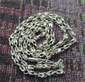 Vintage Yellow Gold 14K Turkish style Chain 18" long - Picture 1 of 16