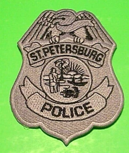 ST. PETERSBURG  FLORIDA  FL 3 7/8" VINTAGE POLICE PATCH  FREE SHIPPING!!! - Picture 1 of 1