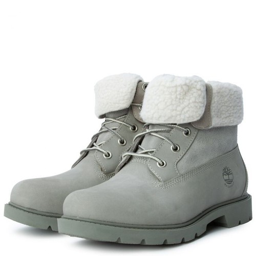 Timberland Linden Woods TB0A1GYBF49 stivale donna 7 grigio pelle pieghevole RHS2756