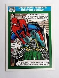 Marvel Universe Spider-Man Presents Card #150, Doctor Doom, MCU, Impel, 1990 - Bild 1 von 2