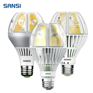 SANSI LED Light Bulb 10,000lm 5000K Daylight For Home Workshop Energy Efficient - Picture 1 of 51