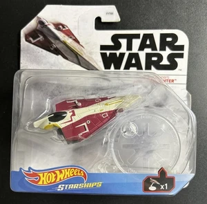 NUEVO OBI-WAN KENOBIS Hot Wheels Starships Star Wars Jedi Starfighter Die-Cast - Imagen 1 de 3