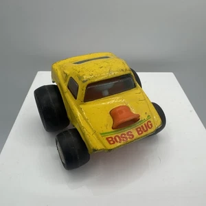 Vintage Buddy L Boss Bug Toy Car Yellow Stunt Car Made in Japan 70s? Loose - Picture 1 of 8