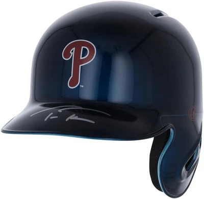 Trea Turner Philadelphia Phillies Signed Alternate Rawlings Mini Batting Helmet - Image 1 of 2