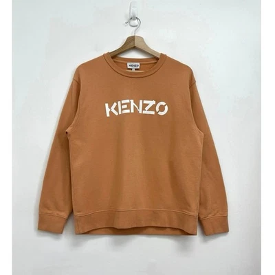 KENZO Sudadera Clásica Cuello Redondo Algodón Lujo Diseñador Logotipo Deletreado - Grande Foto 1 de 4