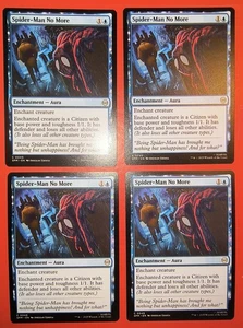 4X PLAY SET, MTG: SPIDER-MAN, SPIDER- MAN, NO MORE , 0045, REGULAR FINISH,NM  - Picture 1 of 2