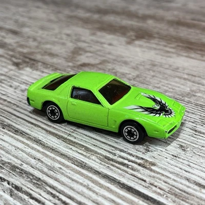 Vintage 1982-84 Pontiac Firebird SE Turbo Green w/ Bird 1/64 Scale Diecast Car - Image 1 of 4