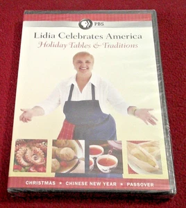 Lidia Celebrates America: Holiday Tables and Traditions NEW SEALED DVD - Imagen 1 de 2