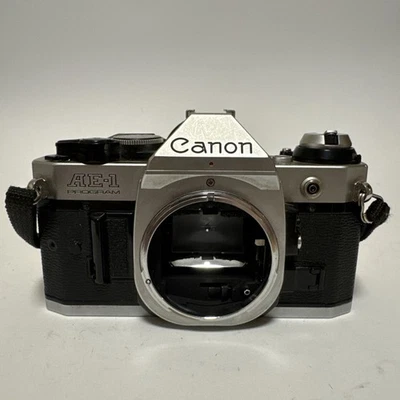 Canon AE-1 Program - fotocamera reflex - fotocamera analogica: solo corpo/custodia - TOP - Immagine 1 di 4