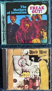 The Mothers of Invention Frank Zappa 2 CD Lot Freak Out! + Uncle Meat (Disc 1) - Imagen 1 de 3