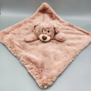 Kellytoy Brown Bear Security Blanket Baby Lovey Rattle Plush Super Soft Toy - Picture 1 of 9