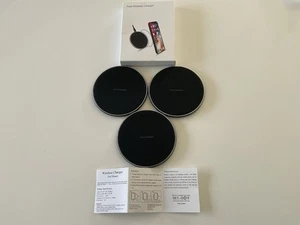 TRIPLE PACK Charger, Wireless Charging Pad for iPhone 16/15/14/13/12/11 Pro - Picture 1 of 7