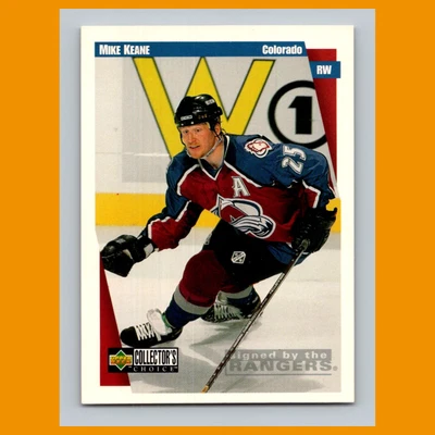 Mike Keane #63 1997-98 Collectors Choice New York Rangers Hockey Card NHL - Image 1 of 3