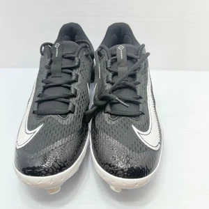 Scarpe da baseball nuove da uomo 9 Nike Alpha Huarache Elite 4 basse nere DJ6521-001 - Foto 1 di 11