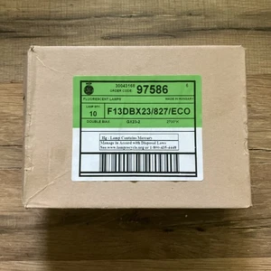 Box of 10 GE F 13dbx23 / 827 / Eco 13w Watt Eco 2 Pin 97586 - Picture 1 of 3