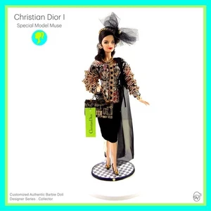 Barbie MODEL MUSE . CHRISTIAN DIOR I Design . OOAK Collector . Boxed . NEW - Picture 1 of 20