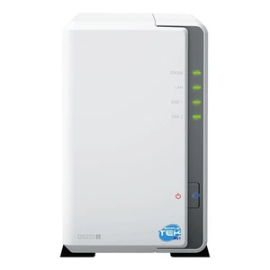 Synology DS223j Nas 2-BAY Double HDD 2TB (1TB+1TB) SATA Ethernet Lan IP - Photo 1/6