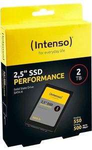 Intenso interne 2,5 Zoll SSD 2TB Performance SATA3 NEU - Afbeelding 1 van 1