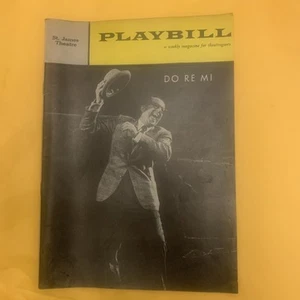 Do Re Mi -Play Bill-St James Theatre 1961 Phil Silvers, David Burns, Nancy Walker - Imagen 1 de 2