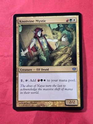 2009 Magic The Gathering Conflux #114 Knotvine Mystic, UC, NF, cd3 - Image 1 of 3