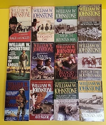 Lot of 12 William W. Johnstone Paperback Books - Image 1 of 4