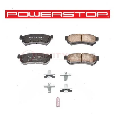 PowerStop Rear Disc Brake Pad & Hardware Kit for 2007-2008 Suzuki Reno - sc Foto 1 de 4