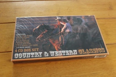 Country & Western Classics 4 CD Box Set Country Music Roy Rogers Johnny Cash Hit - Image 1 of 4