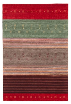 Traditional Hand loomed Oriental Carpet 6'5" x 9'9" Wool Area Rug - Image 1 of 4