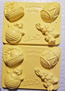 Jell-O Jigglers Celebrazione Stampi Primaverili Uovo Cesto Coniglietto Pulcino Set 2 Vassoi Easte - Foto 1 di 5