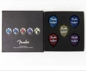 Fender FF XIV Limited Edition Pick Set 5 Colors 3.7mm Collectible Used - Picture 1 of 2