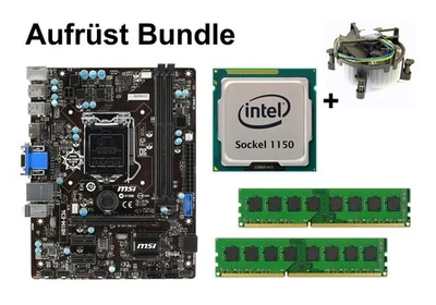 Aufrüst Bundle - MSI H81M-E34 + Intel i5-4440 + 4GB RAM #94672 - Bild 1 von 4