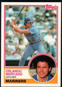 1983 Topps Traded #71T Orlando Mercado NM++ RC Mariners J2M
