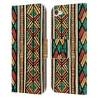 Head Case Designs Ethnic Line Art Leather Book Case For Apple Ipod Touch Mp3