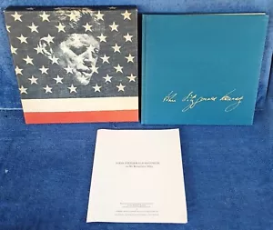 JOHN F. KENNEDY - AS WE REMEMBER HIM - HARD CVR BOX, 2 LP SET, 241 PG HARDBACK - Picture 1 of 2
