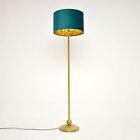 1960's Vintage French Brass Rope Twist Floor Lamp