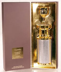 Atomizador recargable Tom Ford recargable 50 ml nuevo vacío sin usar plateado - Imagen 1 de 5