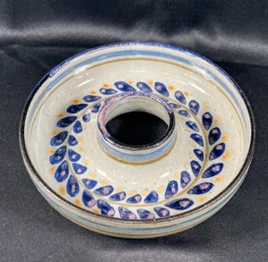 Handthrown Handpainted Studio Art Pottery Stoneware Bowl Signed Glazed 8’’ - Picture 1 of 14