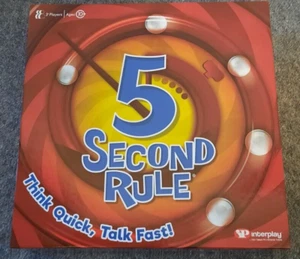 5 SECOND RULE GAME INTERPLAY 2019 - NEW, CARDS ARE STILL IN CELLOPHANE PAPER - Picture 1 of 5