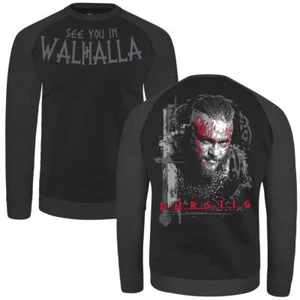 Herren Pullover Sweatshirt Ragnar Durstige Wikinger Schlacht nordische Krieger - Bild 1 von 7