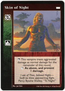 Skin of Night Lords of the Night V:TES VTES Vampire CCG - Imagen 1 de 1