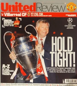 Manchester United v Villarreal CF UEFA Champions League Group E Matchday 1 2008 - Picture 1 of 1