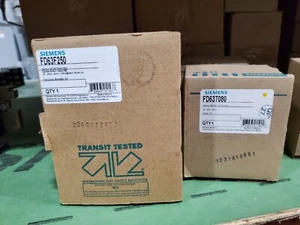 Siemens Sentron FD63F250 circuit breaker with FD63T080 FD frame 80amp FXD63B080 - Picture 1 of 2