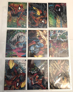 Spider-Man The McFarlane Era Trading Cards Comics Images 1992 Full Base Set 1-90