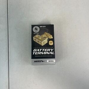 *PARTS ONLY* Metra Gold Plated Positive Battery Terminal WM BT1 Universal 4 Out